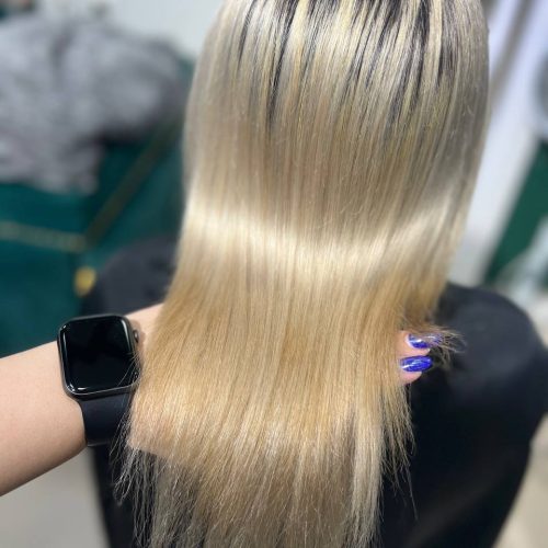 رنگ مو کراتین واحیا مو