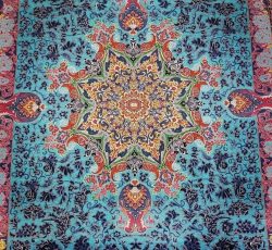 فرش دست بافت تمام ابریشم