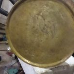 سینی وپارچ برنجی قاجاری