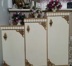 میز تلویزیون ،جا کفشی، ویترین،اینه شمعدان