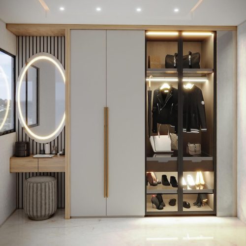 دکوراسیون کابینت کناف کمد سرامیک آینه طراحی