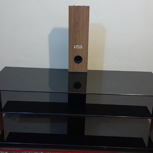 میز تلوزیون شیشه ای سالم