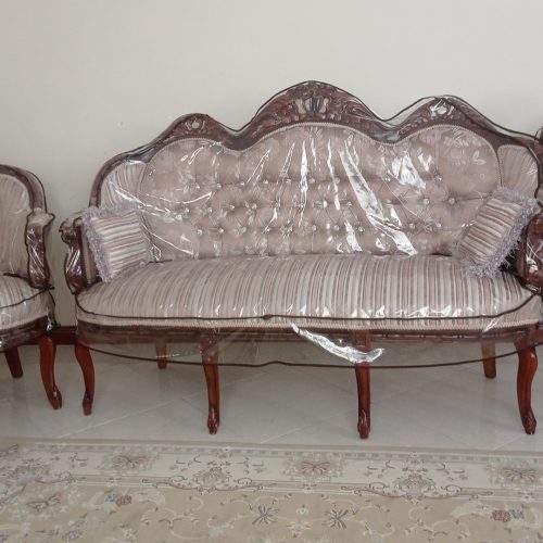 مبل استیل چوب راش