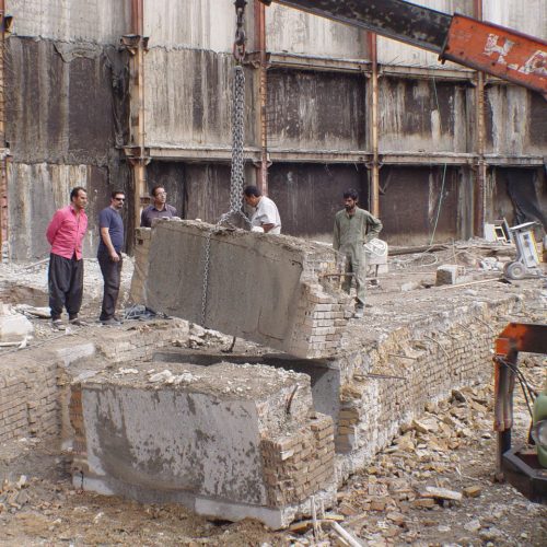 برش بتن مسلح کارگیری کاشت آرماتور ورولبولت