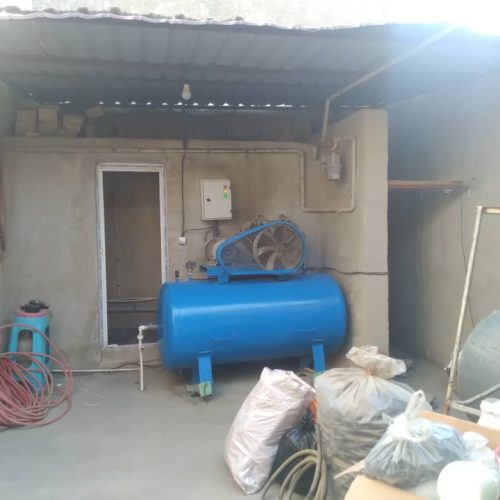 150 متر محیط سوله 7 متر ارتفاع 20 متر حیاط