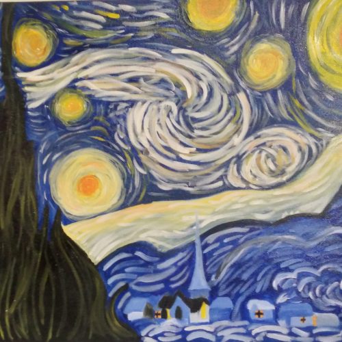 نقاشی رویه پارچه و نقاشی رویه بوم وفتوشاپ