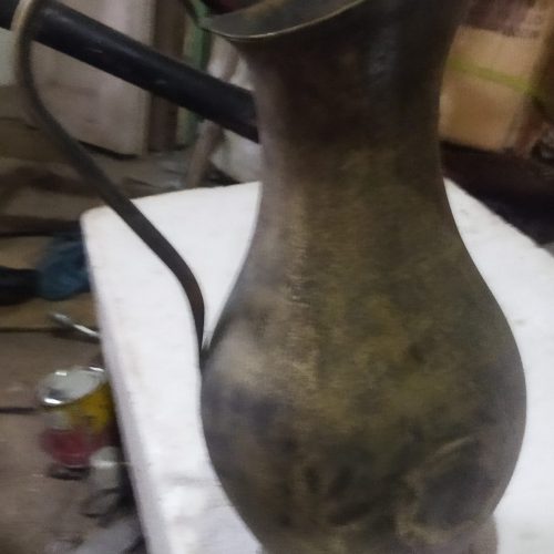 سینی وپارچ برنجی قاجاری