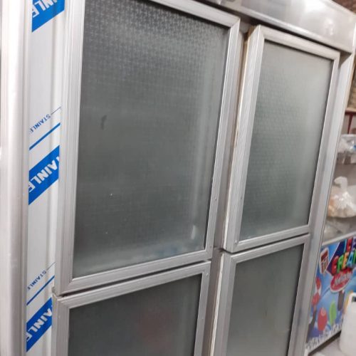 یخچال ویترینی استیل سفارشی ساخت در کنگاور