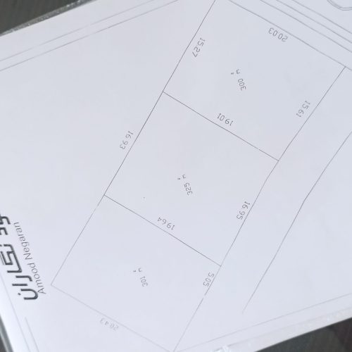 301متر زمین بافت سند تک برگ