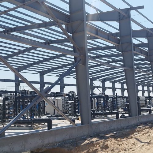 ساخت اسکلت فلزی و شیروانی و سوله ،