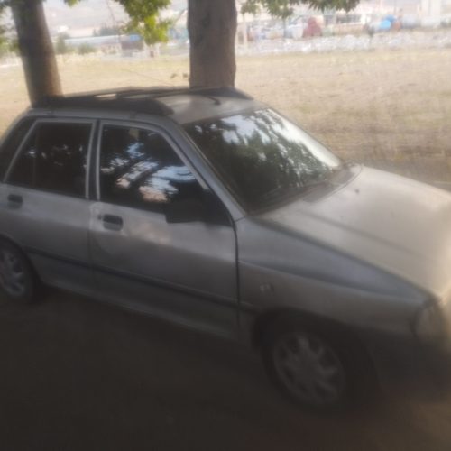 پراید 87 نقره ای