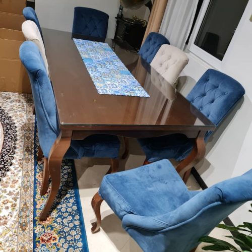 مبل ده نفره ناهار خوری 8 نفره