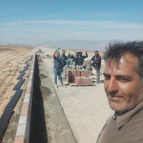 کار جدول کاری و بتن ریزی