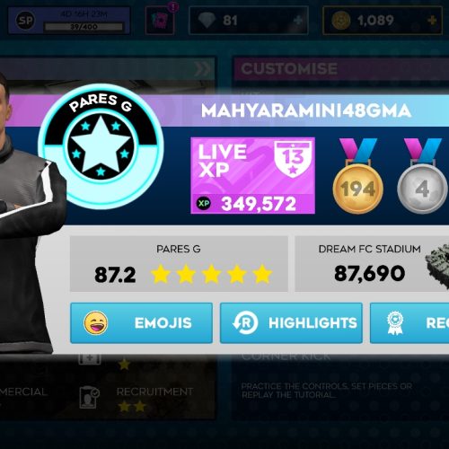 اکانت دریم لیگ DLS