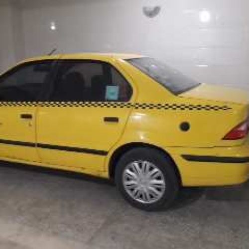 تاکسی سمند ef7دوگانه شرکتی مدل 96گردشی تهران