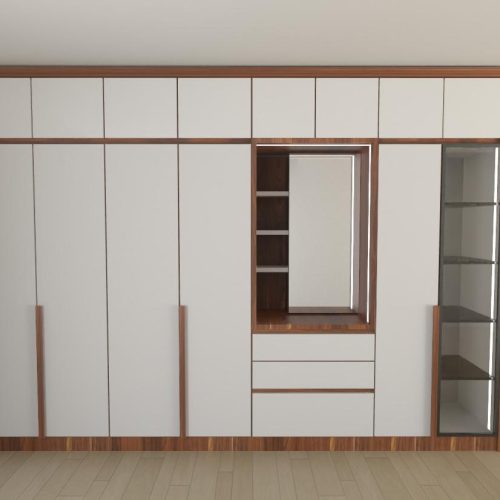 طراحی 3d سه بعدی کابینت دکوراسیون و کناف