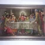 تابلو فرش دستباف طرح شام آخر عیسی