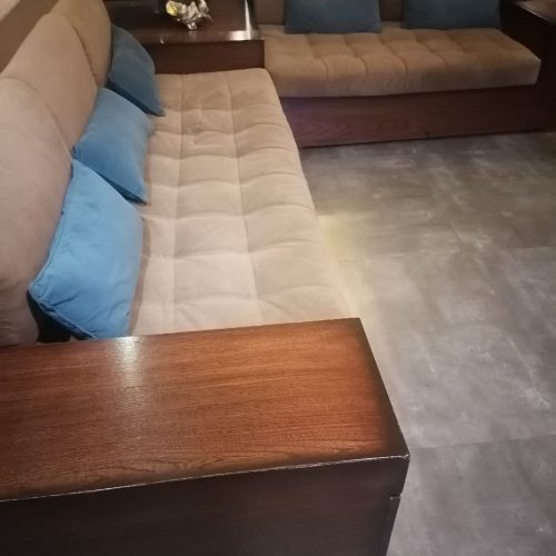 مبل ال دست دوم چوبی ،سالم