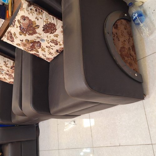 مبل 7نفره چرم تمیز