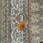 دو فرش 12 متری 700 شانه کریستال مشهد به همراه 6 عدد پشتی 100×50 گردویی