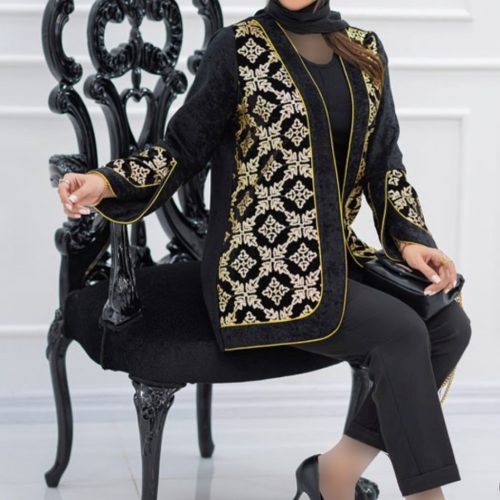 شلوار دمپاگشادمشکی بیرونی