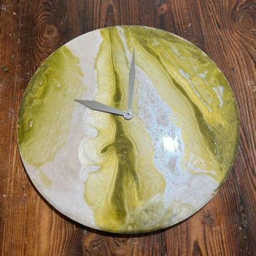 ساعت دیواری رزینی قطر 35 سانت