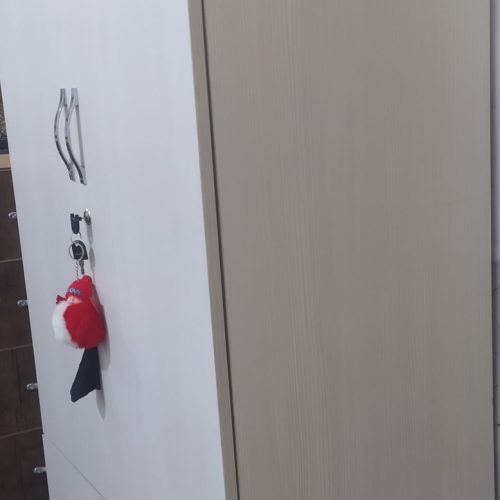 کمد سفید ام دی اف چوبی