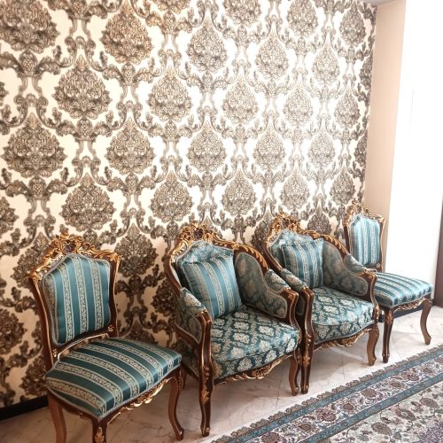 مبلمان استیل 11نفره و میز ناهار خوری