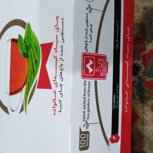 چایی کیسه ای و قند