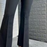 شلوار دمپاگشادمشکی بیرونی