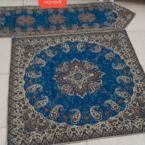 رومیزی ترمه سنتی 2 تیکه