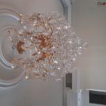 لوستر 8 شاخه تمام کریستال سالم وشیک