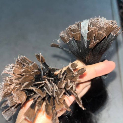 اکستنشن مو طبیعی و مصنوعی