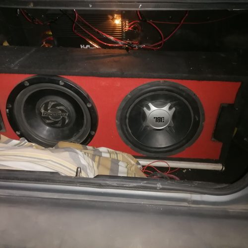 دوجفت باند پایونیر یه ضبط پایونیر یدونه ساب دوقلو با دوتا آمپلی