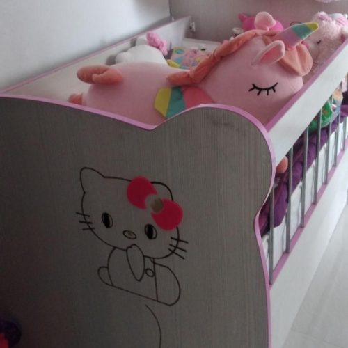 تخت کودک سالم دارای دو کشو