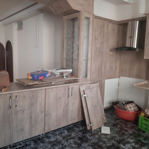 کابینت ملامینه طرح چوب