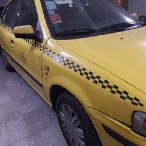 تاکسی سمند ef7دوگانه شرکتی مدل 96گردشی تهران