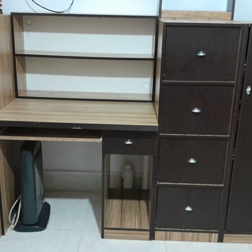 تخت خواب یک نفره،همراه دوکمد،دراور،میزتحریر