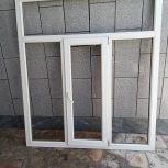 دو عدد پنجره با شیشه 165در190