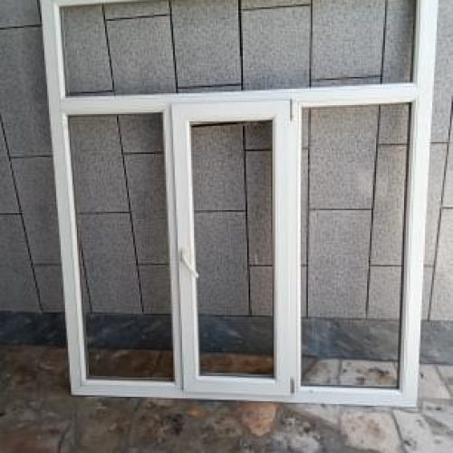 دو عدد پنجره با شیشه 165در190