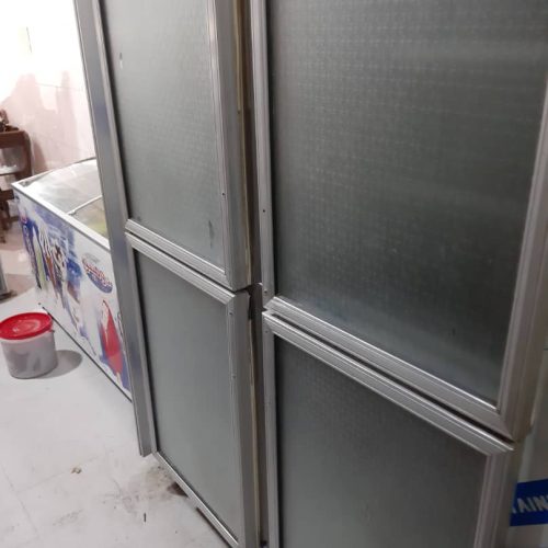 یخچال ویترینی استیل سفارشی ساخت در کنگاور