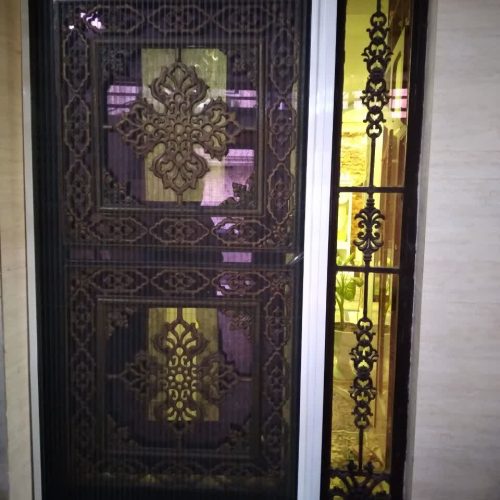 تولید ،طراحی،نصب،توری پلیسه ایده سازان لاجوردی