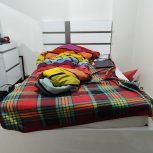 تخت کشو دار یک و نیم نفره و سرویس خواب