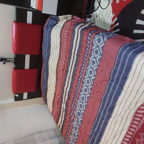 سرویس خواب قرمز و مشکی 2 نفره