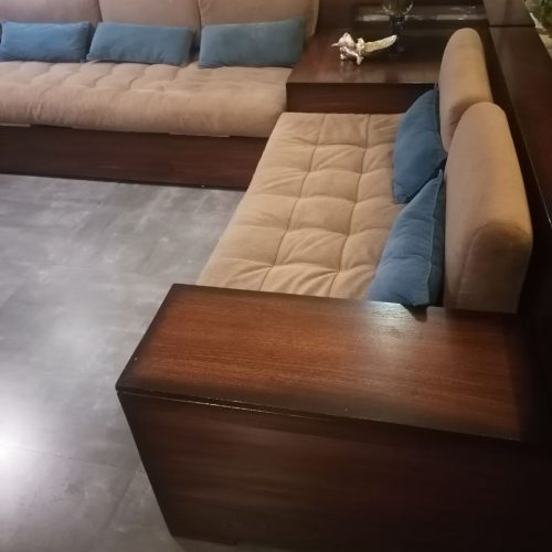 مبل ال دست دوم چوبی ،سالم