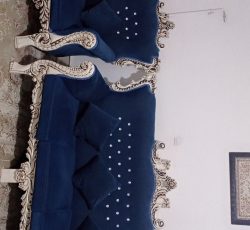 مبل 7نفره ب همراه 3تامیز عسلی