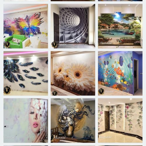 کل تهران نصاب نصب ترمووال tv ماربل شیت کاغذدیواری