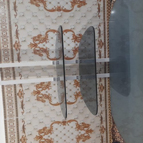 زیر تلویزیونی شیشه ایی