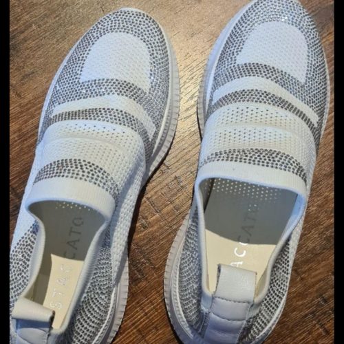 کتانی سفید نگین دار خارجی سایز 39