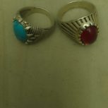 دو عدد انگشتر نقره